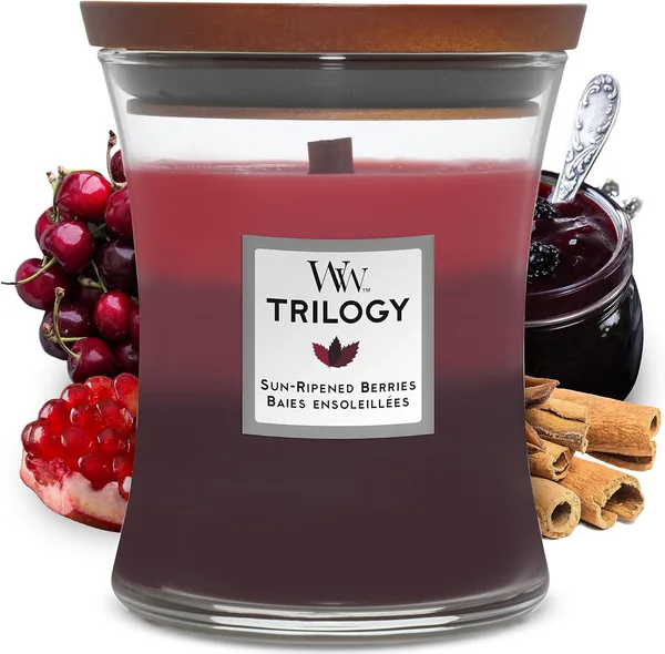 Woodwick Trilogy Sun Ripened Berries 275g Best Deal