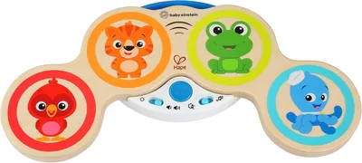 Baby Einstein Magic Touch Wooden Drum Instrument Muzyczny dla Dzieci od 6 Miesiców - Najlepsza Oferta