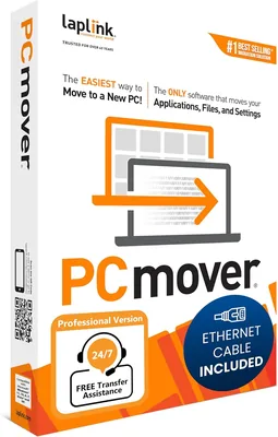 Laplink PCmover Professional 11 | Met optionele Ethernet-kabel | 1 Gebruik