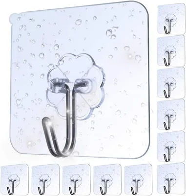 AOMEES Adhesive Hooks 36% Off - 8kg Max