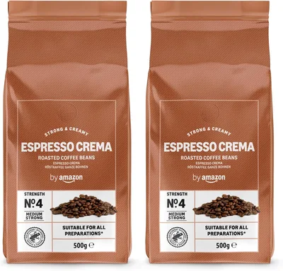 Café Espresso Natural de Amazon - Certificado Rainforest Alliance, 17.64 oz (x2)