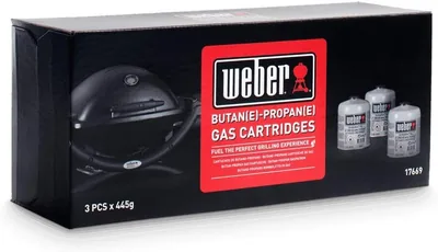 Weber Gas Canister (Pack of 3) - Best Deal