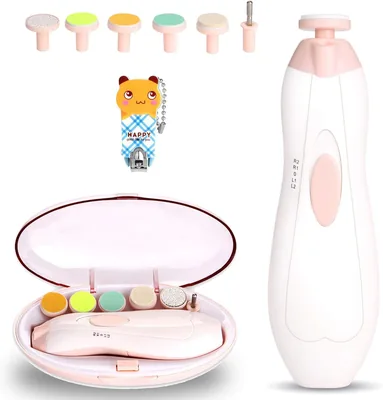 WADEO Elektrisk Baby Nagelfil/Nail Clipper Manicure Set för Nya Barn och Vuxna - 5% Off