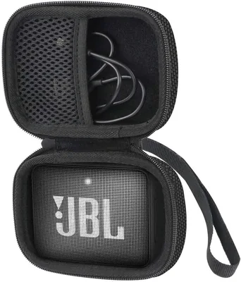 Khanka Hard Case for JBL GO 2 Small Music Box Portable Bluetooth Speaker Case (for JBL GO 2-Black Zip) Best Deal