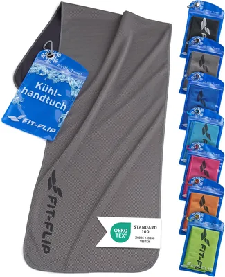 Fit-Flip Mikrofaser Kühlen Halstuch für Sport 13% Rabatt