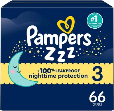 Pampers Diapers Size 3, 66 Count - Best Deal