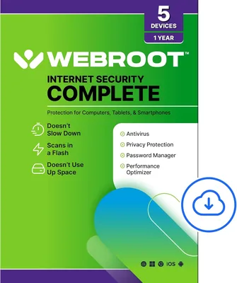 Webroot Internet Security Complete 79% Off