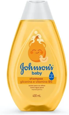 Shampoo Para Bebê Johnson's Baby de Glicerina, 400ml