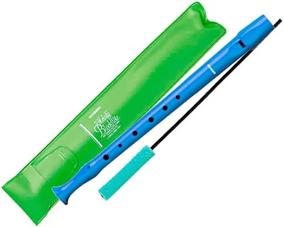 Flute Hohner 9508 Azul Claro Caso Verde y Transparente - 27% de Descuento