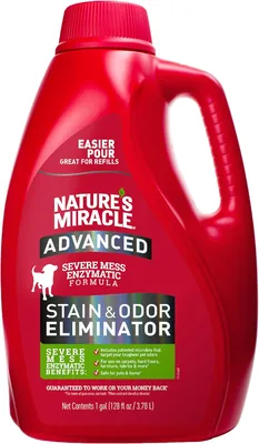 Nature’s Miracle Dog Stain & Odor Eliminator - Fresh Scent, Severe Mess Enzymatic Formula - Best Deal