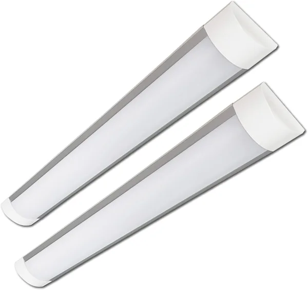 LED ATOMANT Pack of 2 LED luminaire integrated lampshade, 120 cm 40W, CCT (Warm White, Neutral and Cold Selector), 4000 lumens