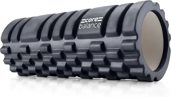 Core Balance Foam Roller - Foam Roller for Deep Muscle Tissue Massage, Trigger Point Massager, Muscle Self-Massage. Ideal for Physiotherapy Gym Yoga Pilates