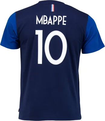 Maillot de football officiel de l'Équipe de France FFF Kylian Mbappé - Collection Homme