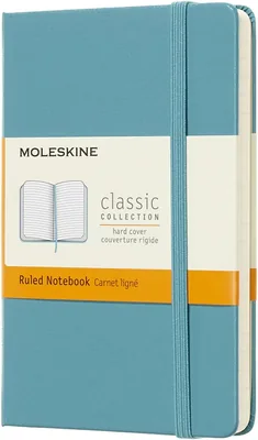 Moleskine Color Notebook, Pocket Size, Reef Blue, Best Deal