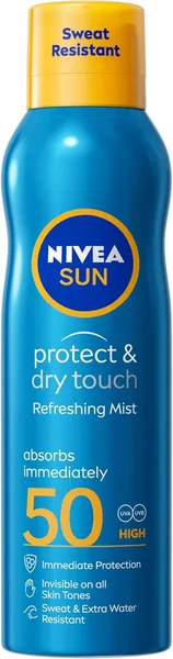 NIVEA SUN Protect & Dry Touch Refreshing Sun Mist Spray SPF50 (200ml)