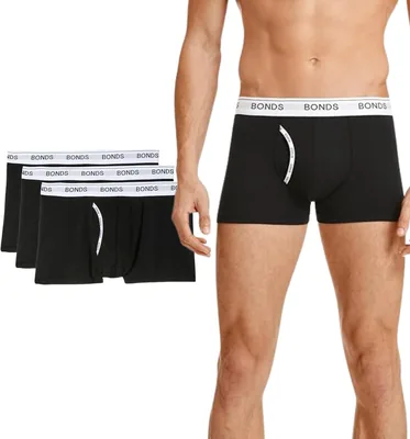 Bonds Men's Trunk Underwear 3 Pack Best Deal