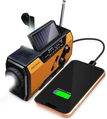 FosPower A1 Weather Radio with Power Bank