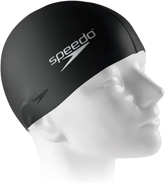 Touca de Nata o, Speedo, Flat Cap, Silicone Resistente com Encaixe Confort vel,Tamanho  nico