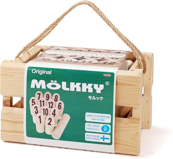 Molkky Official Japanese Product, New Model TACTIC MOLKKY (Official OHS Supply Outdoor Play Competition Sports Popular)