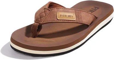 Fitory Hommes Flip Flops Été Confortables Anti-Dérapantes Taille 6-11 UK - Meilleur Prix