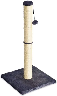 Amazon Basics Katte Skrapa Trä, 40.2x40.2x80 cm, Gray - Spar 10%