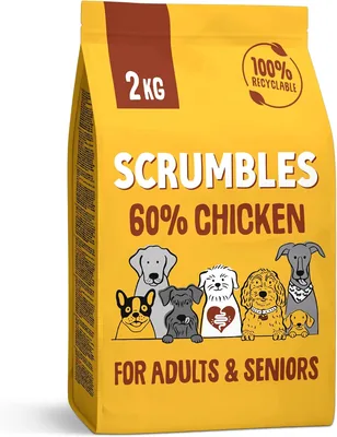 Scrumbles Dry Dog Food Chicken 60% 2kg