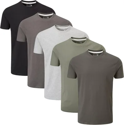 Koszulka T-shirt Charles Wilson 5 Szt Okrągły Dekolt - Best Deal