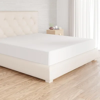 Amazon Basics, Jersey Bettlaken, Super King, Weiß, 180 x 200 cm - Best Deal