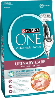 PURINA ONE Adult Cat Food Urinary Chicken 1.4kg