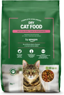 by Amazon - Complete Dry Cat Food Salmon Tuna Veg 3kg Best Deal