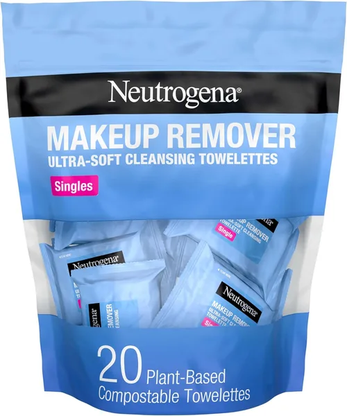 Neutrogena Daily Single Face Cleansing Towelettes, 20 ct