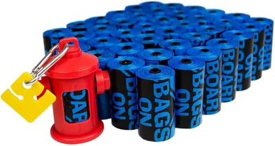 Dog Poop Bags, Strong & Leak Proof, 600 Blue Bags (9 x 14 Inches)