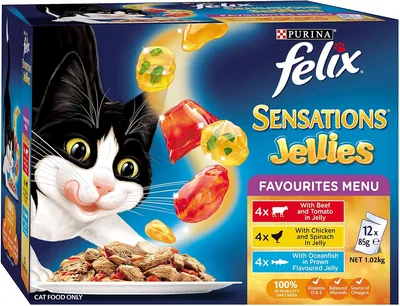 FELIX Sensations Wet Cat Food Jellies - Best Deal