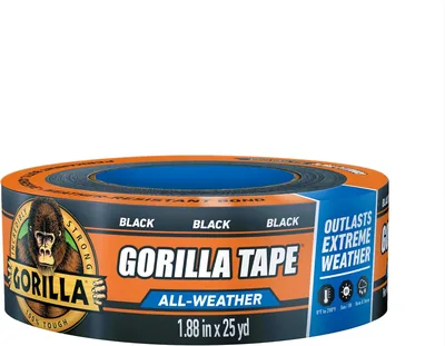 Gorilla All-Weather Tape, 48mm x 23m Black