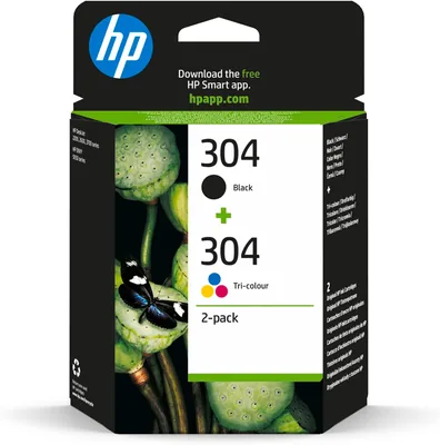 HP 304 Tri-colour Ink Cartridges (2 Count) Best Deal