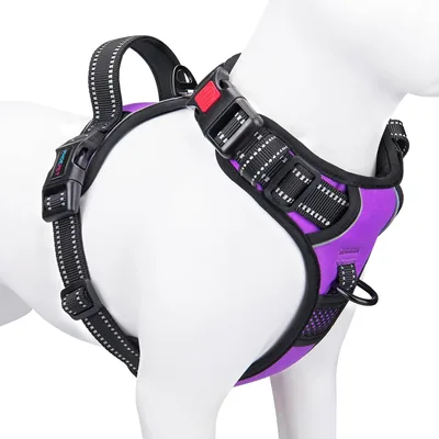PHOEPET No Pull Dog Harness Medium Reflective Front Clip Vest, Best Deal