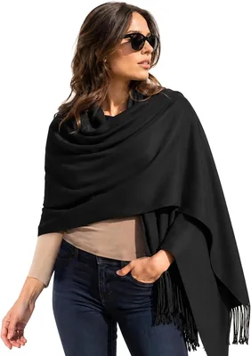 Furtalk Women's Pashmina Shawl - Long Wedding Scarf
