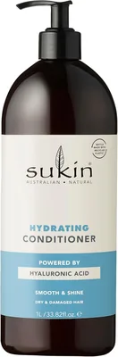 SUKIN Hydrating Conditioner 1L Hyaluronic Acid Wheat Protein Best Deal