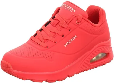 Skechers Dames Uno Stand On Air Sneaker | Casual Sneaker met Air-Cooled Memory Foam Insole, Skech-Air Visible Cushioning, Lace-up