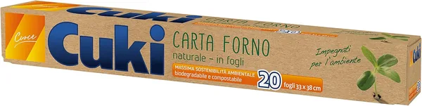 Cuki Natural Oven Paper, 33 x 38 cm, 20 Sheets