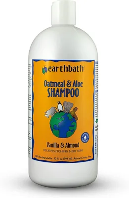 Earthbath Dog Shampoo - Oatmeal & Aloe for Itchy, Dry Skin