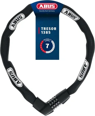 ABUS Tresor 1385/85 Fahrradschloss, 110 cm, Blau