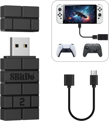 Adaptateur USB sans fil 8Bitdo pour Xbox Series, Joycons, Switch Pro et plus - Meilleur prix