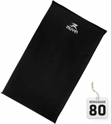 Colchonete de Academia em Espuma Alta Densidade Muvin Professional D80 - 95cm x 55cm x 3cm - Impermeável - Costura Re