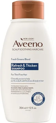 Aveeno Fresh Greens Blend Sulfate-Free Shampoo 15% Off