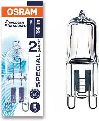 Osram 40W G9 Halogen Oven Light Bulb Warm White 2700K