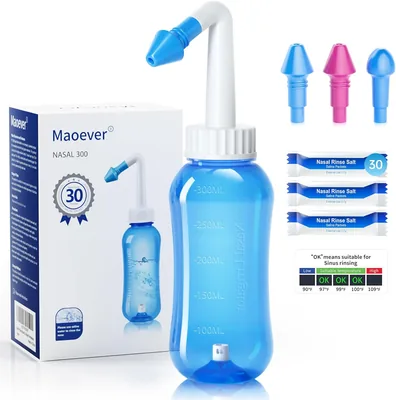 Nasendusche Set mit 30 Salzpaketen - 35% Rabatt