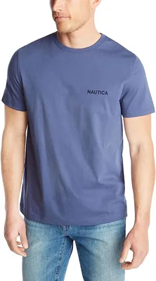 Nautica Short Sleeve Solid Crew Neck T-shirt Shirt Best Deal