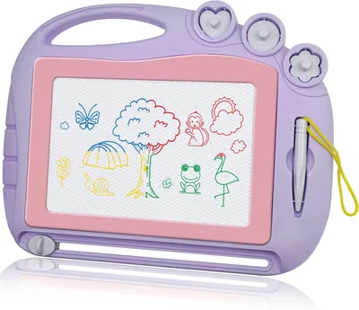 Magnetisk Tekningsbord, Resan Size, Rörligt Skitsa & Skrivpad, Resa spel för barn i bilen, Förmåga Läring