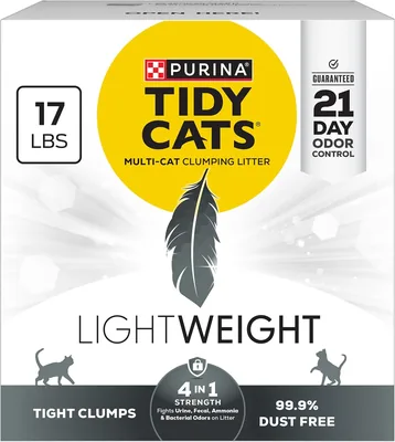 Purina Tidy Cats LightWeight 70% Off - 17 lb Clumping Litter